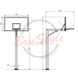 Стійка баскетбольна FIBA SG411.3 SG411.3 фото 2