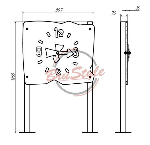 Игровая панель "Часы" DIO265HDPE DIO265HDPE фото
