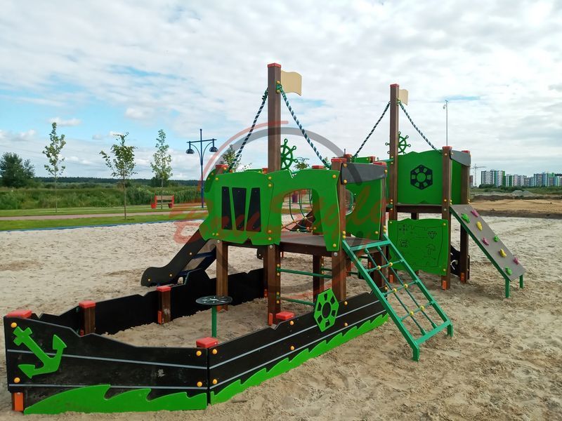 Дитячий ігровий комплекс "Кораблик" DIO415HDPE DIO415HDPE&nbsp; фото