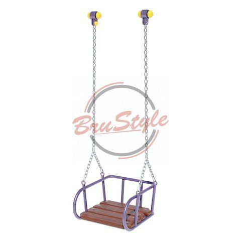 Cradle on chains with a wooden seat DIO300.8