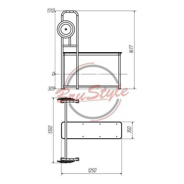 Лавка для жиму горизонтальна SG135 SG135 фото