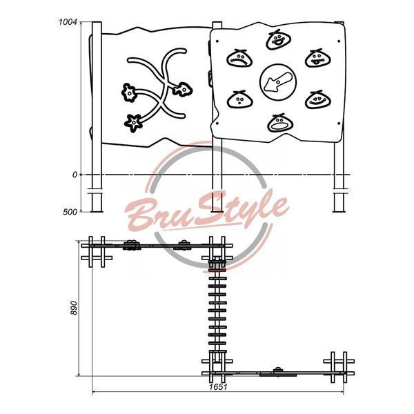 Інтерактивна панель потрійна DIO274HDPE DIO274HDPE фото