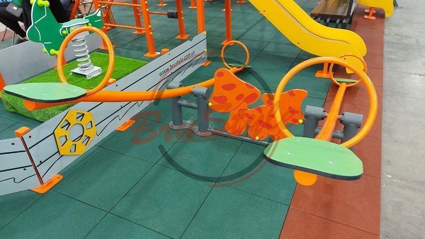 Детский балансир двойной "Грибочки" DIO143.1HDPE DIO143.1 фото