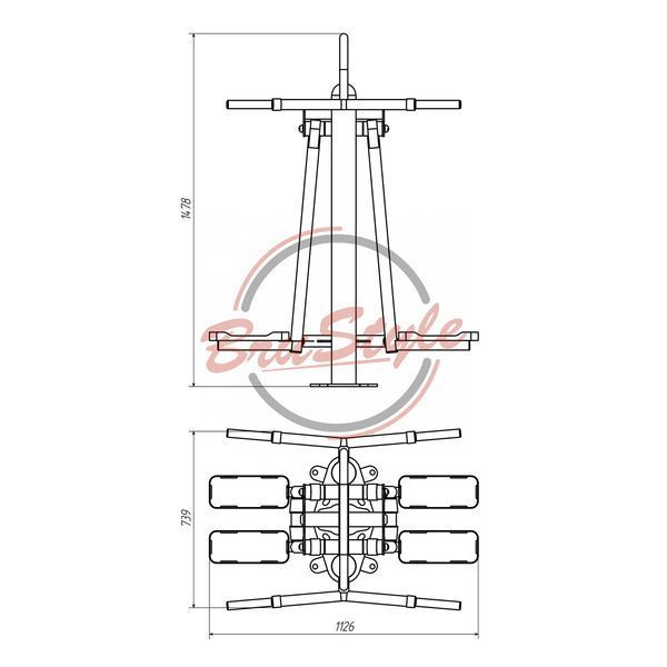 Тренажер для м'язів стегна SG140 SG140 фото