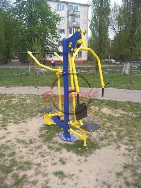 Уличный тренажер тяга сверху / жим от груди SG123 SG123 фото