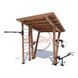 Sunshade for outdoor wooden exercise equipment SW692