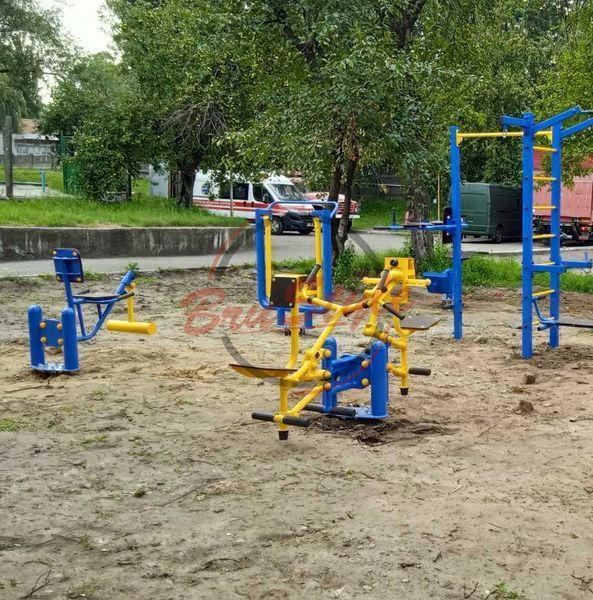 Уличный тренажер бицепс машина / рычажная тяга SG124 SG124 фото