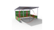 Summer house without floor DIO234