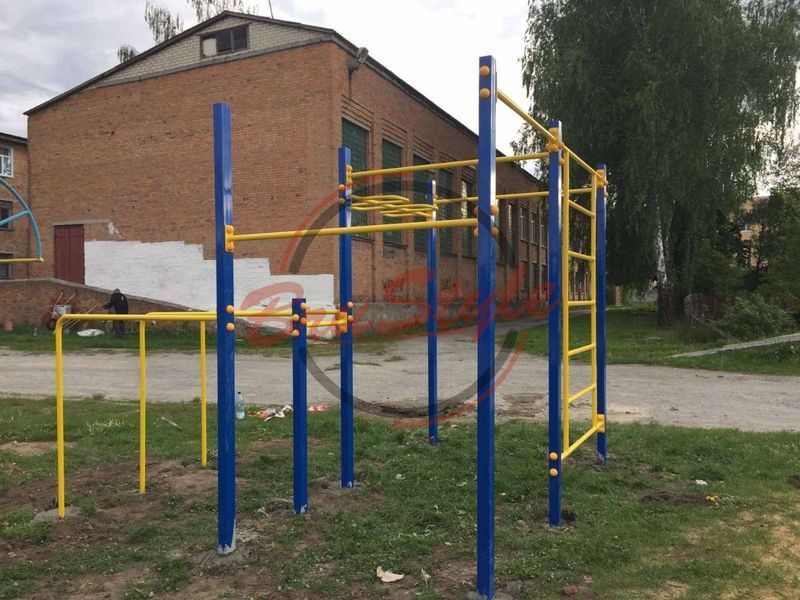Гімнастичний комплекс "Воркаут" на фланцях W201.7 W201.7 фото