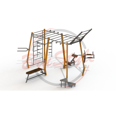 Multi-fitness station W234.1
