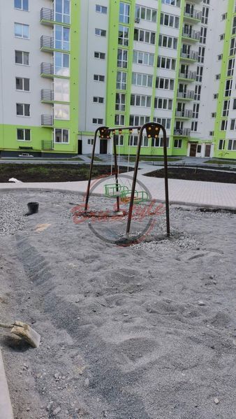 Гойдалка подвійна велика на ланцюгах DIO312.3 DIO312.3 фото