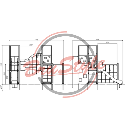 Гимнастический комплекс "Динамическая башня" DIO688.3 DIO688.3 фото
