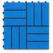 Садова плитка з ПВХ пластику синя (1 шт) BRI-104.16 BRI-104.16 фото 1
